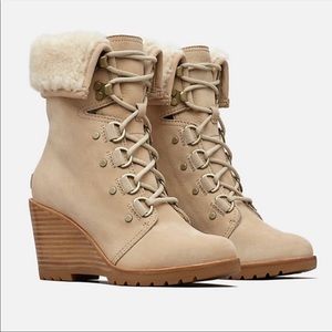 Sorel After Hours Wedge Lace Up Boot